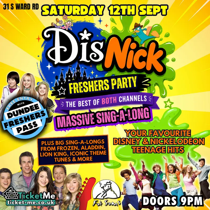 DisNick 📺 Freshers Welcome | Dundee Freshers 2026 artwork